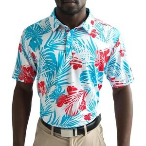 NWT YATTA GOLF Men's Moisture Wicking, Quick Dry Golf Shirt - Size XL